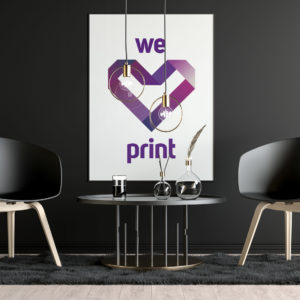 Modern Dark Poster Mockup by Anthony Boyd Graphics